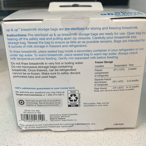 Breast milk bottles + 100 storage bags - Picture 4 of 10